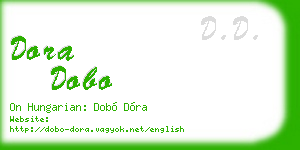 dora dobo business card